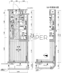 プレール・ドゥーク西新宿IIの物件間取画像